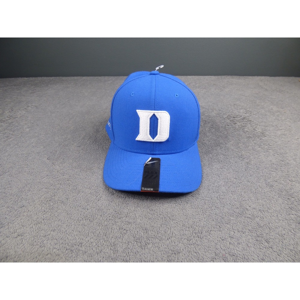 Nike Duke Blue Devils Classic99 Dri-FIT Swoosh Flex Hat Royal Blue Mens L/XL